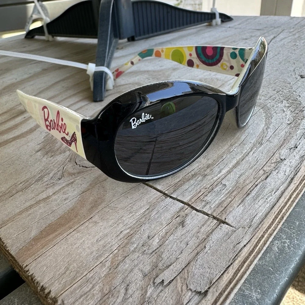 BARBIE 50th Anniversary little girl Sunglasses by Mattel‎ White Pink